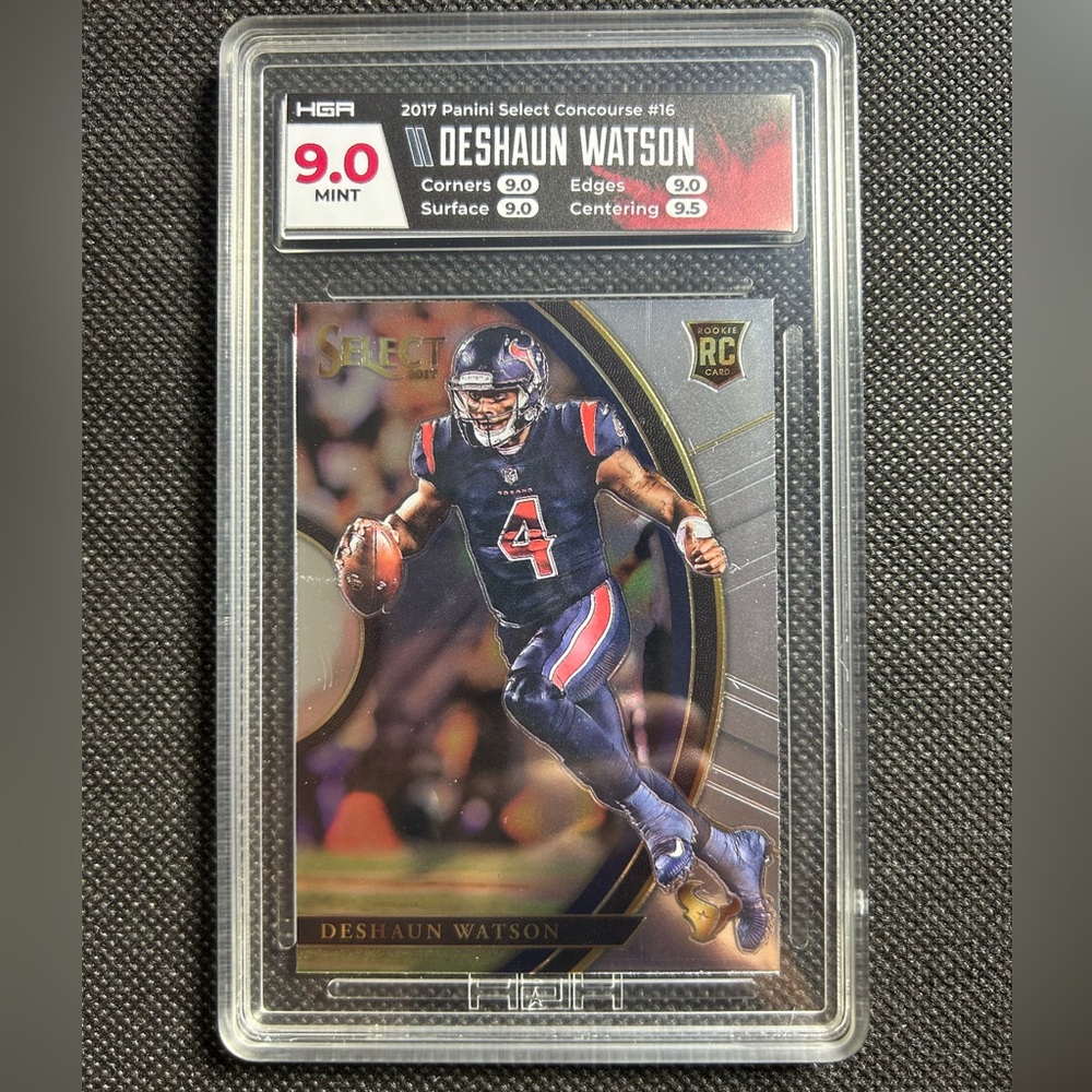 2017 Panini Select Deshaun Watson Rc Rookie Hga 9 Mint Houston Texans